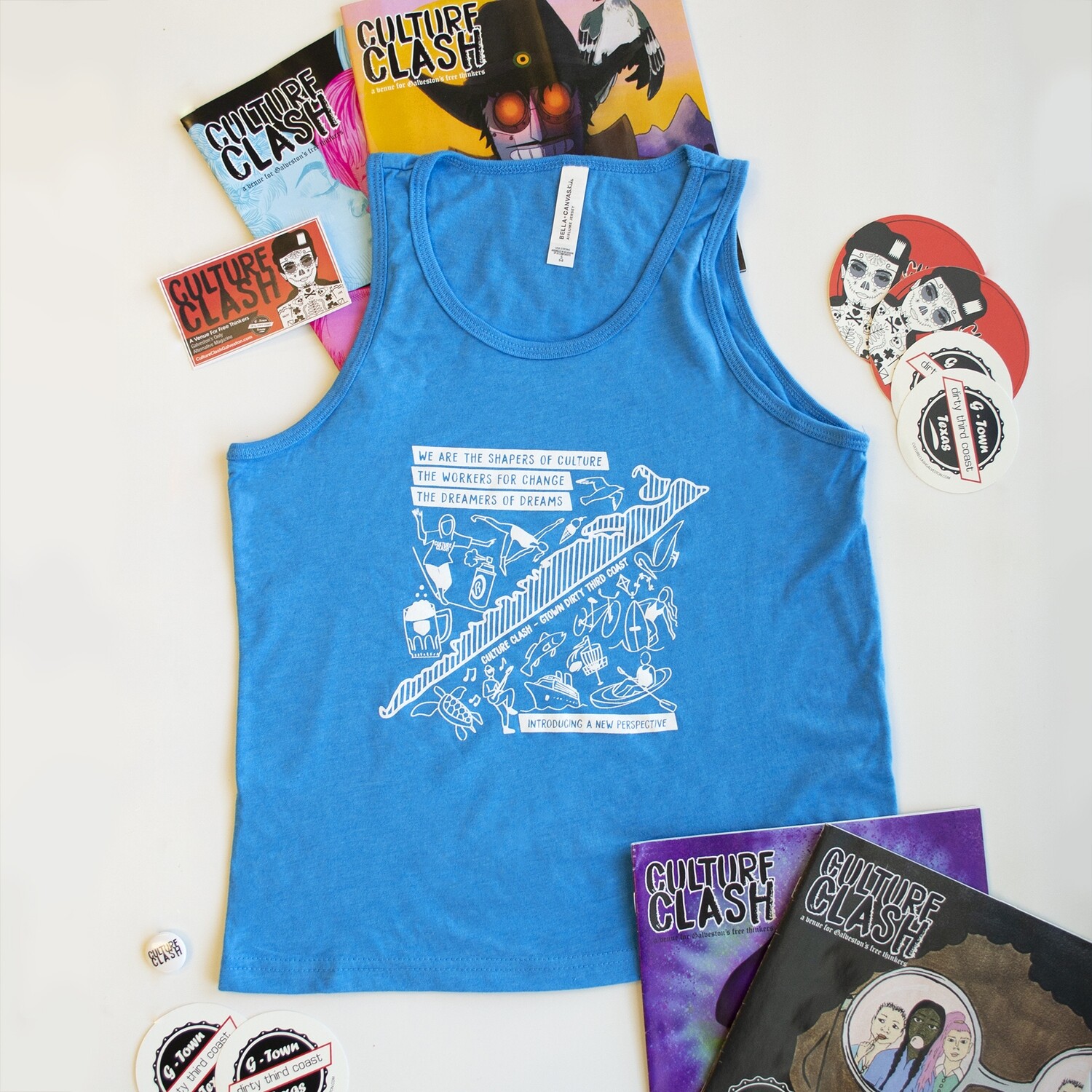 Blue &quot;New Perspective&quot; Youth Tank Top