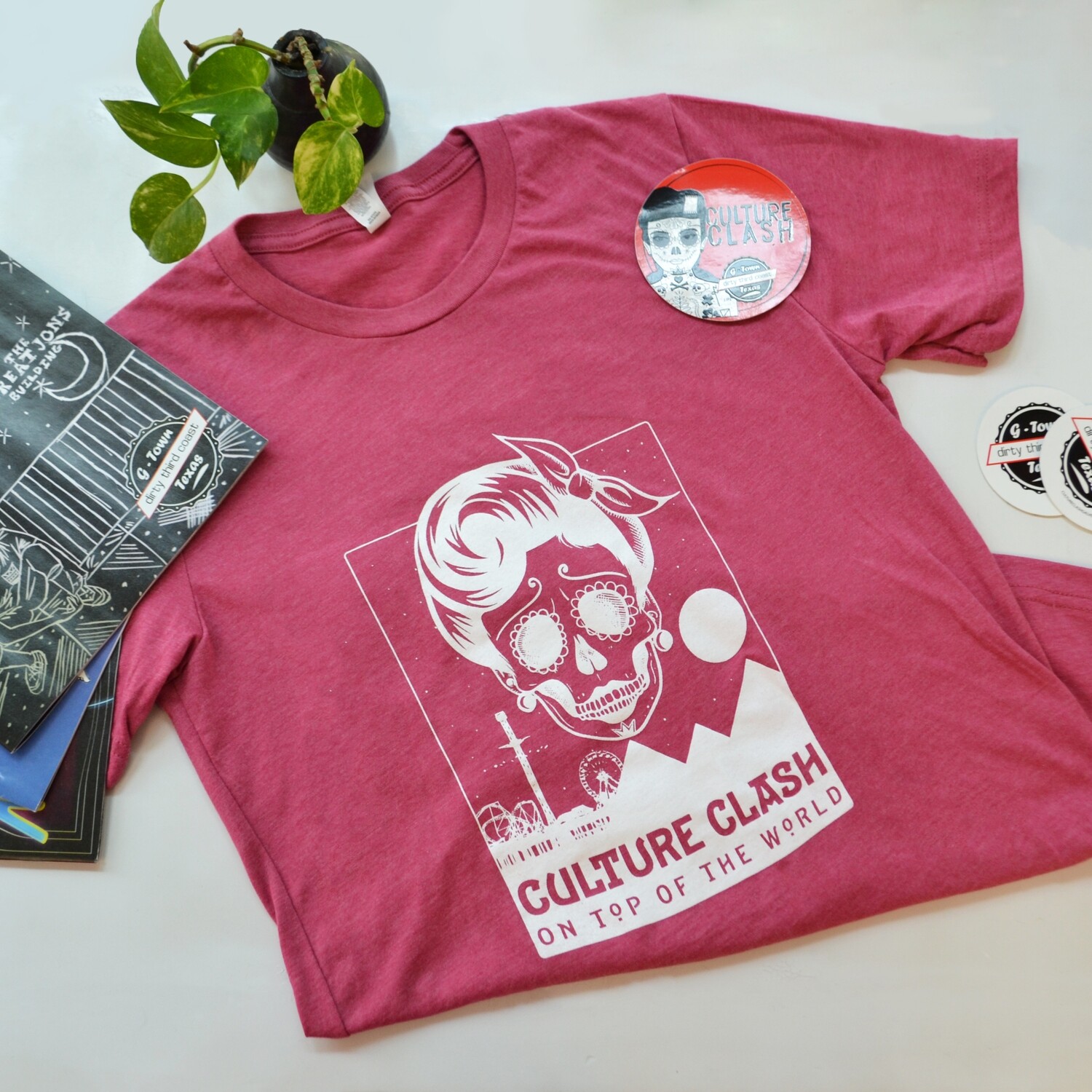 Culture Clash Red &quot; On Top of the World&quot; T-Shirt