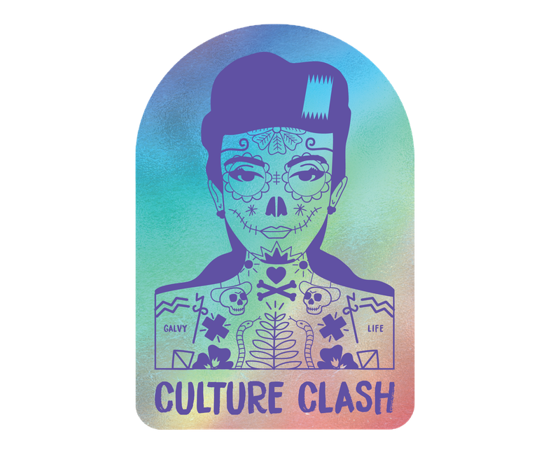 Catrina Sticker Purple