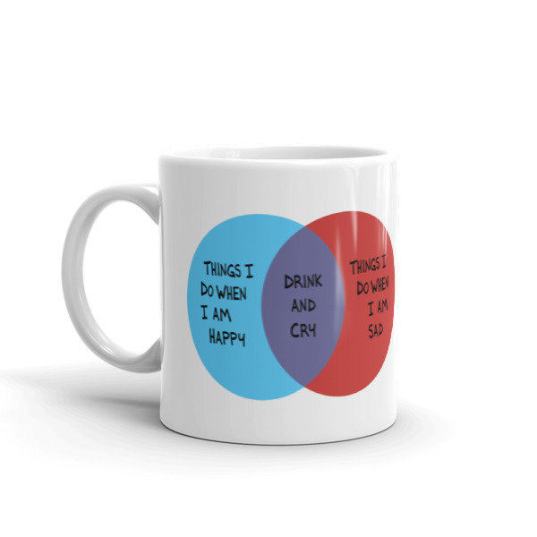 Drink and Cry Mug