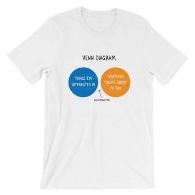 Don't Talk to Me Unisex T-Shirt (White)