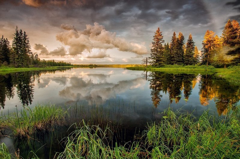 Whirlpool Lake Sunset