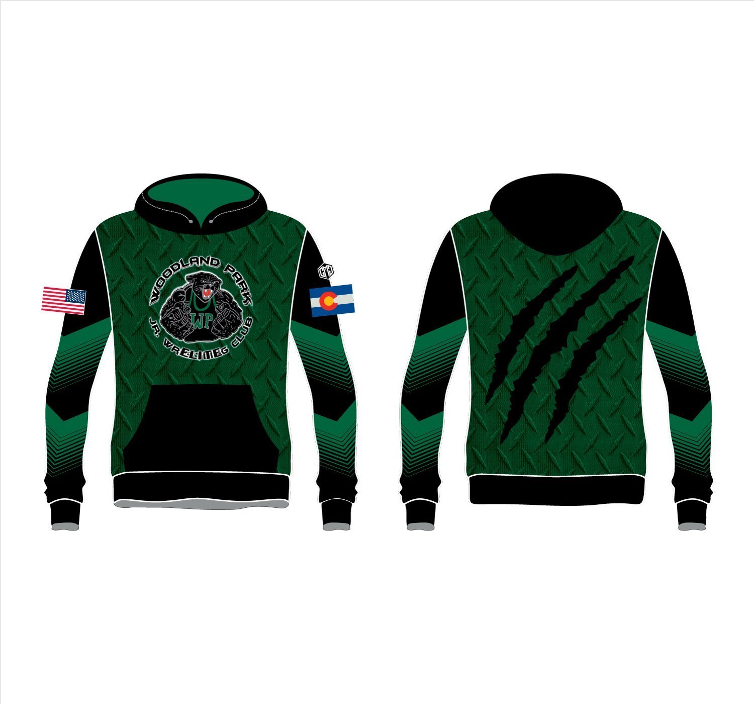 Full Zip Hoodie Sublimated (M/W)