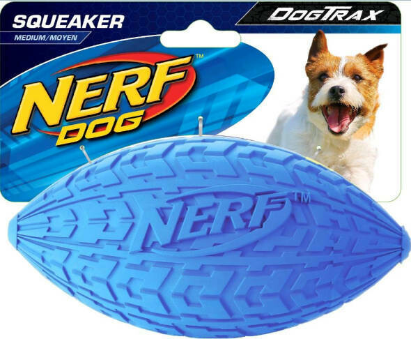 Nerf Dog medium tire squeak football Nerf Dog medium tire squeak football