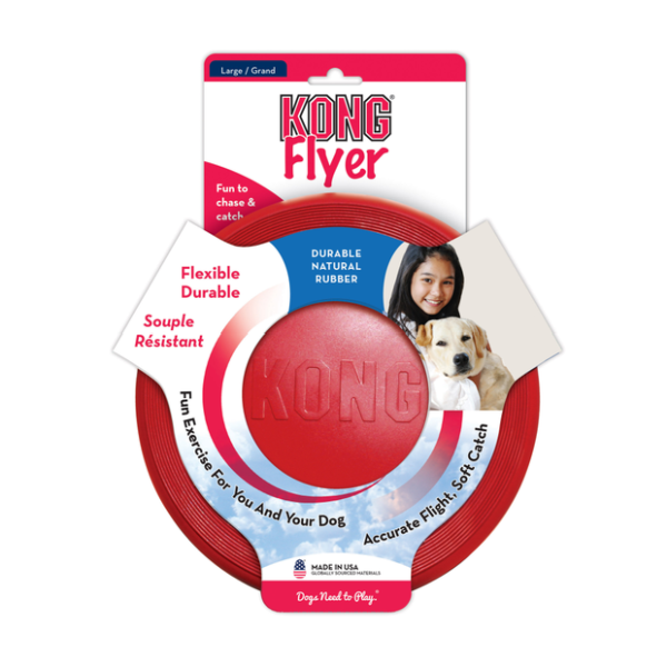 KONG Classic Flyer Frisbee Dog Toy