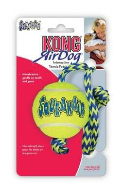 KONG Airdog Squeaker Ball With Rope