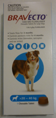 Bravecto Blue 1 Chew