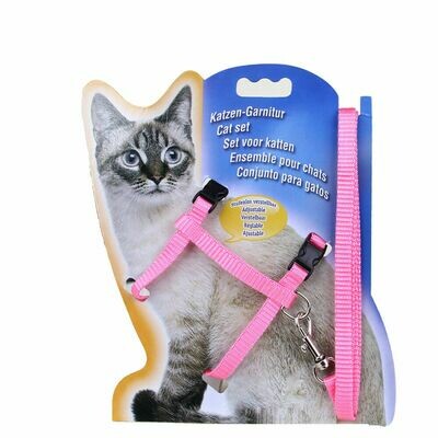 Adjustable  Nylon Cat Harness, Leash