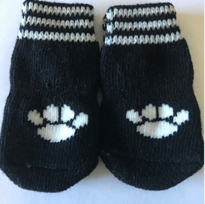 Indoor Dog Socks black