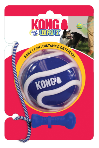 KONG Wavz Bunji Ball Toy For Dogs