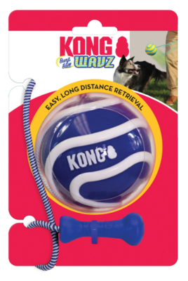 KONG Wavz Bunji Ball Toy For Dogs