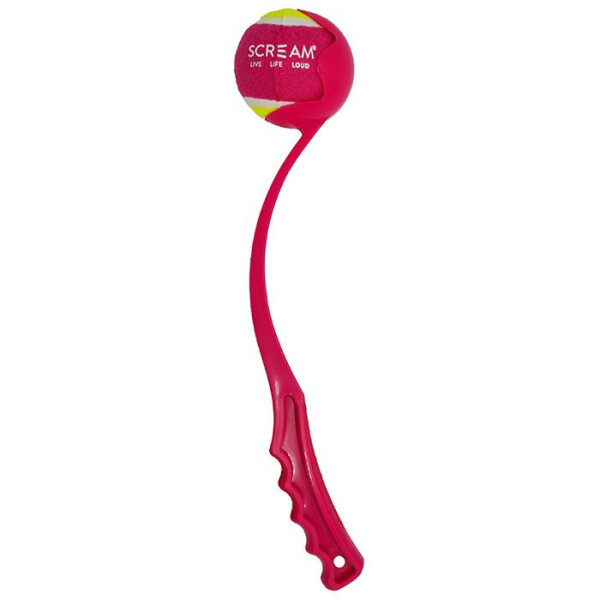 Scream Ball Launcher Toy, Colour: Pink