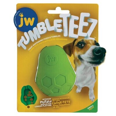 JW TUMBLE TEEZ DOG TREAT PUZZLER TOY Small