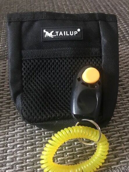 Canvas Dog Treat Pouch, Style: Black