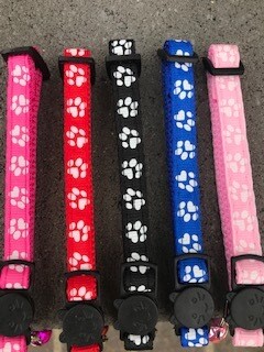 Cat Paw print collars