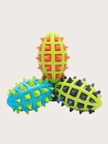 Squeaky Football Dog Toy