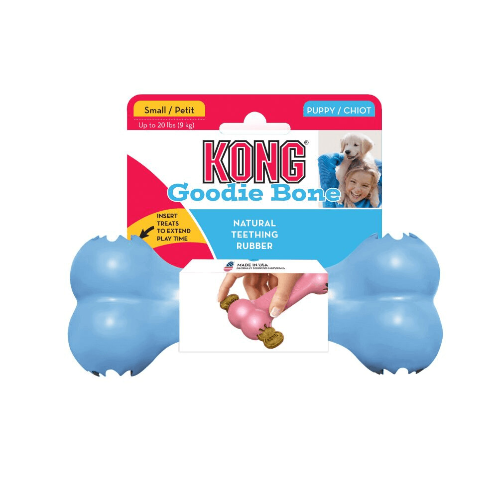 KONG Puppy Goodie Bone, Colour: Blue