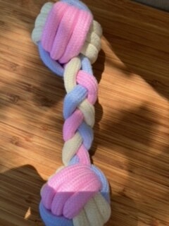 Puppy   Rope toys, Item: Braided Dumbbell