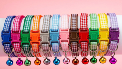 Checked Puppy Collars