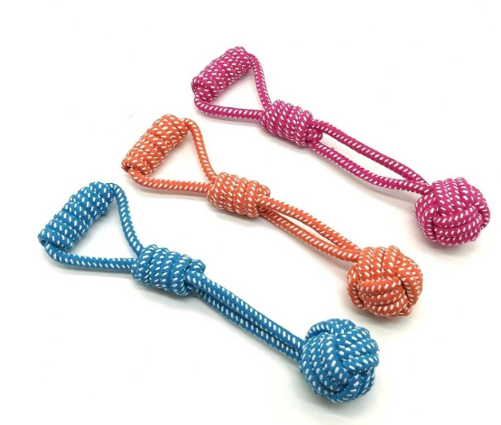 Knotted Dog Rope Ball, Size: Small