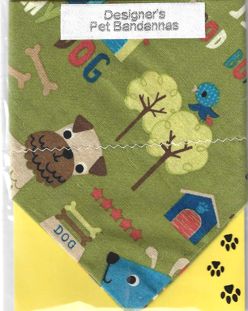 Cartoon Dog Bandanna