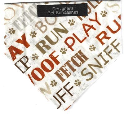 Run,Fetch &amp; Play Bandanna