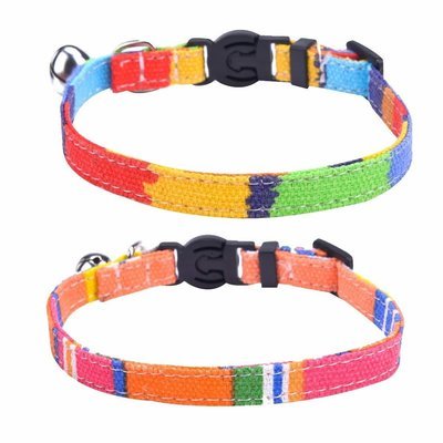 Cat Collars Funky Canvas