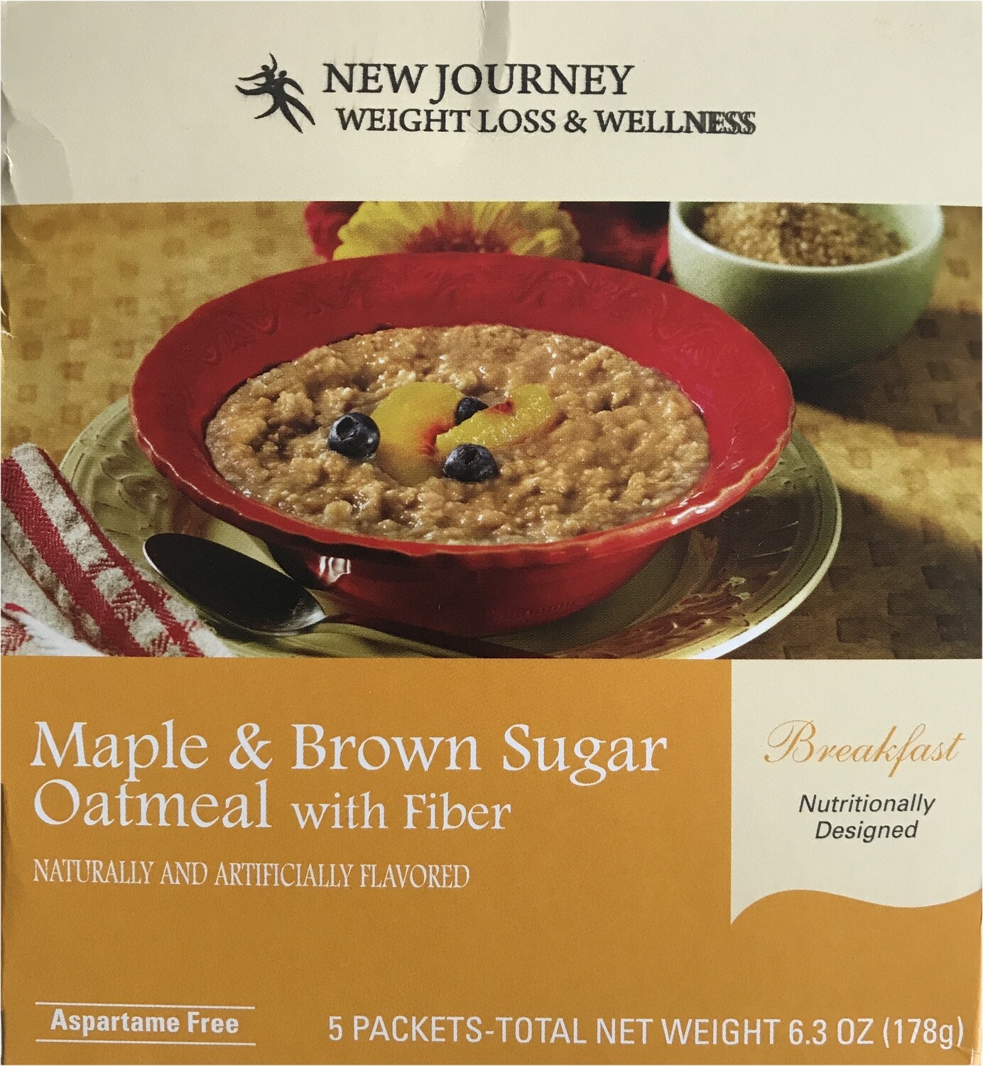 Oatmeal - Maple and Brown Sugar w/ Fiber
