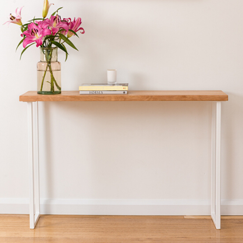 Belle Console | Tasmanian Oak | White Base