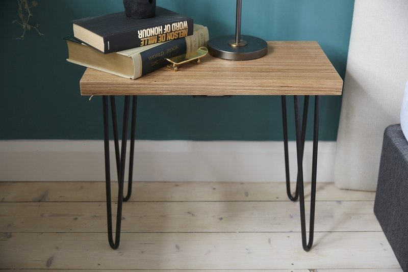 Molly Side Table - Black Legs