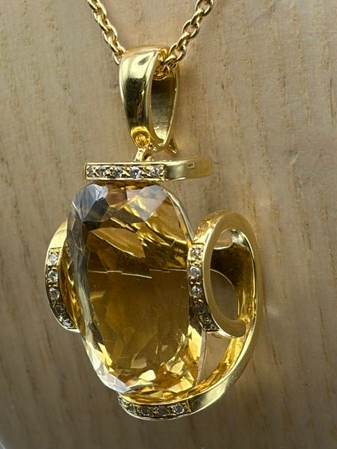 Pendentif Citrine