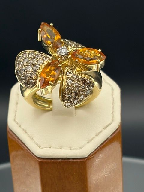 Bague Citrines