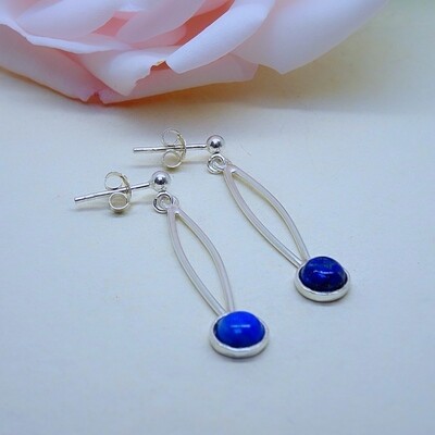 Silver earrings - Lapis Lazuli stones Silver earrings - Lapis Lazuli stones