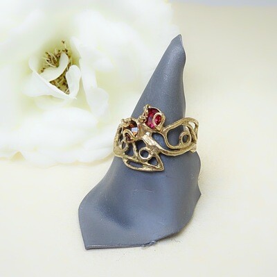 Silver ring - Swarovski stones Silver ring - Swarovski stones