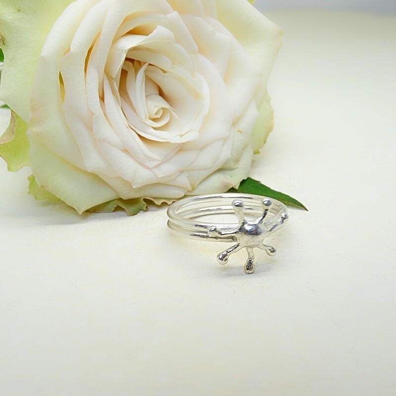 Silver ring - Sun