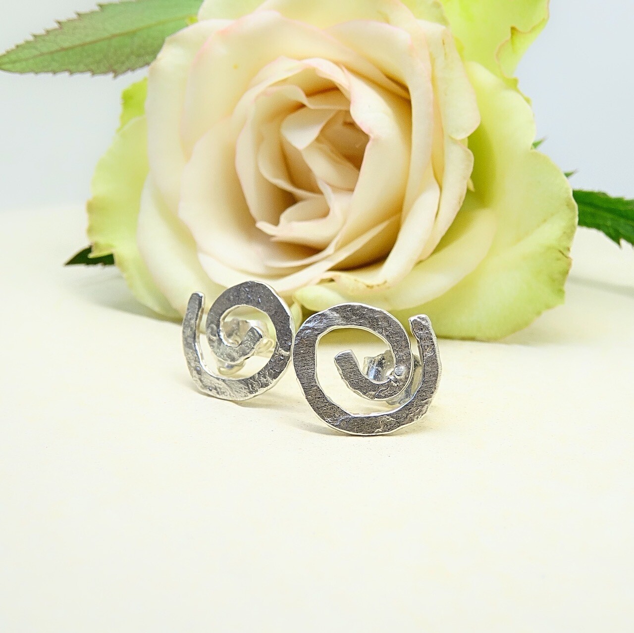 Silver earrings