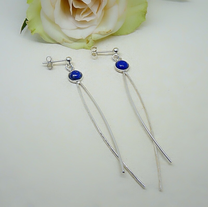 Silver earrings - Lapis Lazuli stones Silver earrings - Lapis Lazuli stones