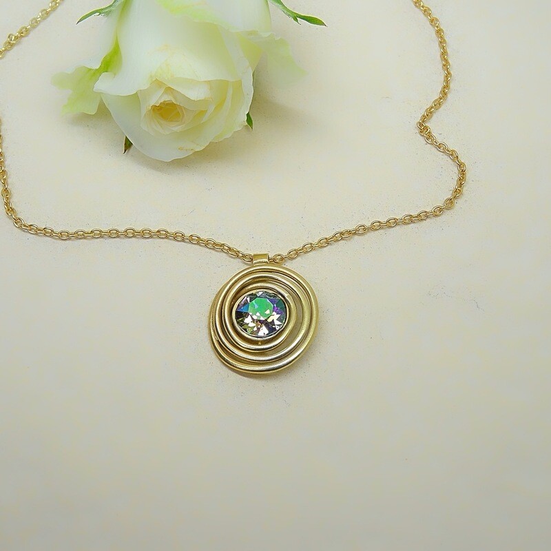 Gold-plated pendant - Paradise Shine Swarovski Gold-plated pendant - Paradise Shine Swarovski