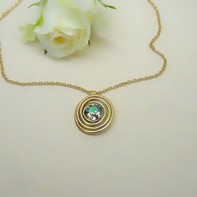 Gold-plated pendant - Paradise Shine Swarovski Gold-plated pendant - Paradise Shine Swarovski