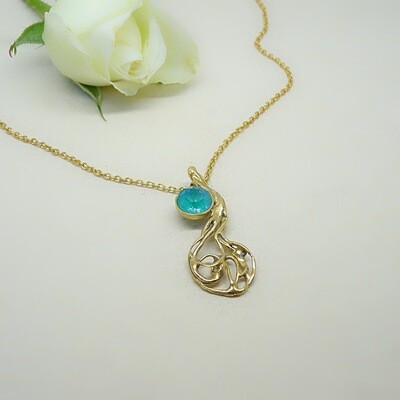 Gold plated Pendant - Laguna DeLite Swarovski Gold plated Pendant - Laguna DeLite Swarovski