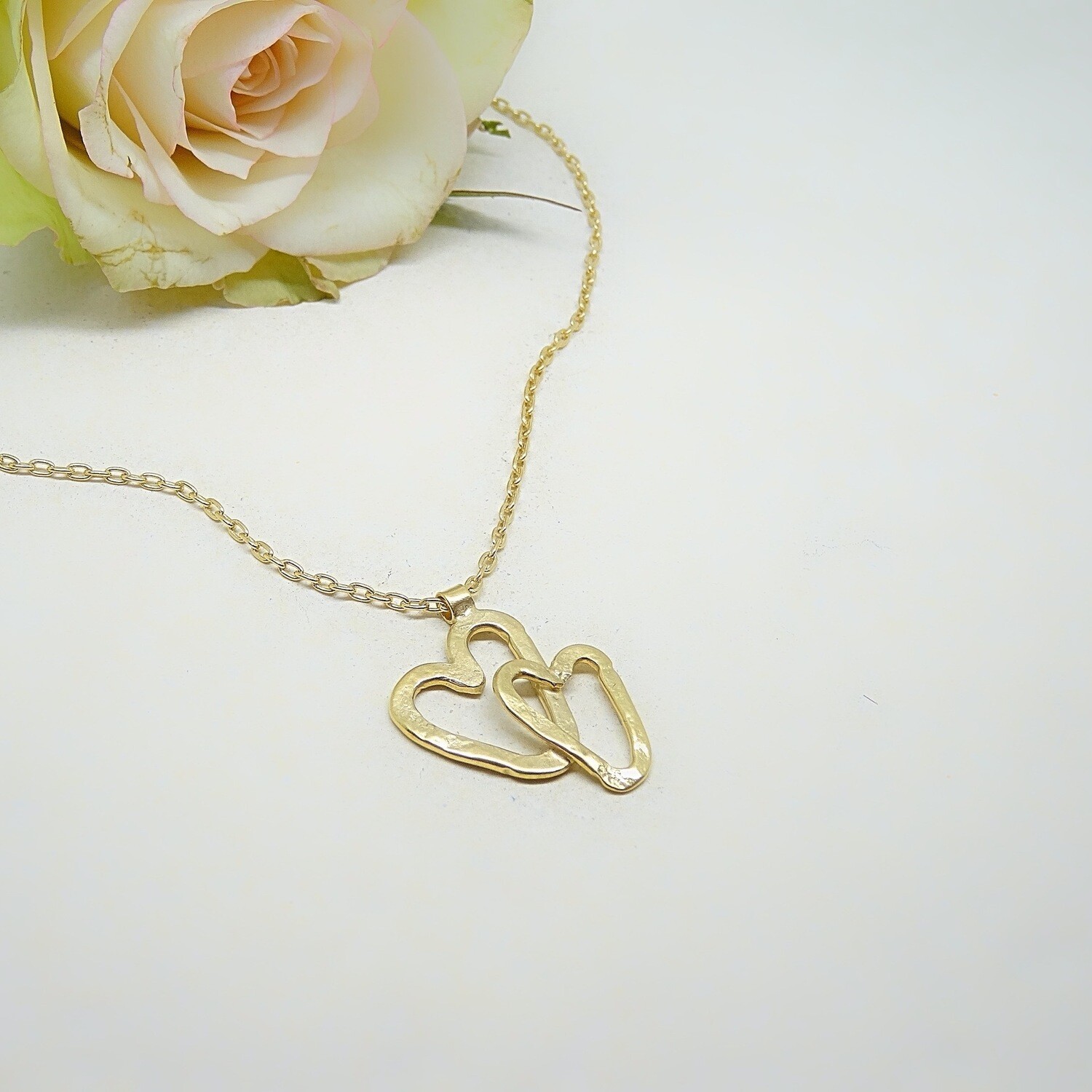 Gold plated silver pendant