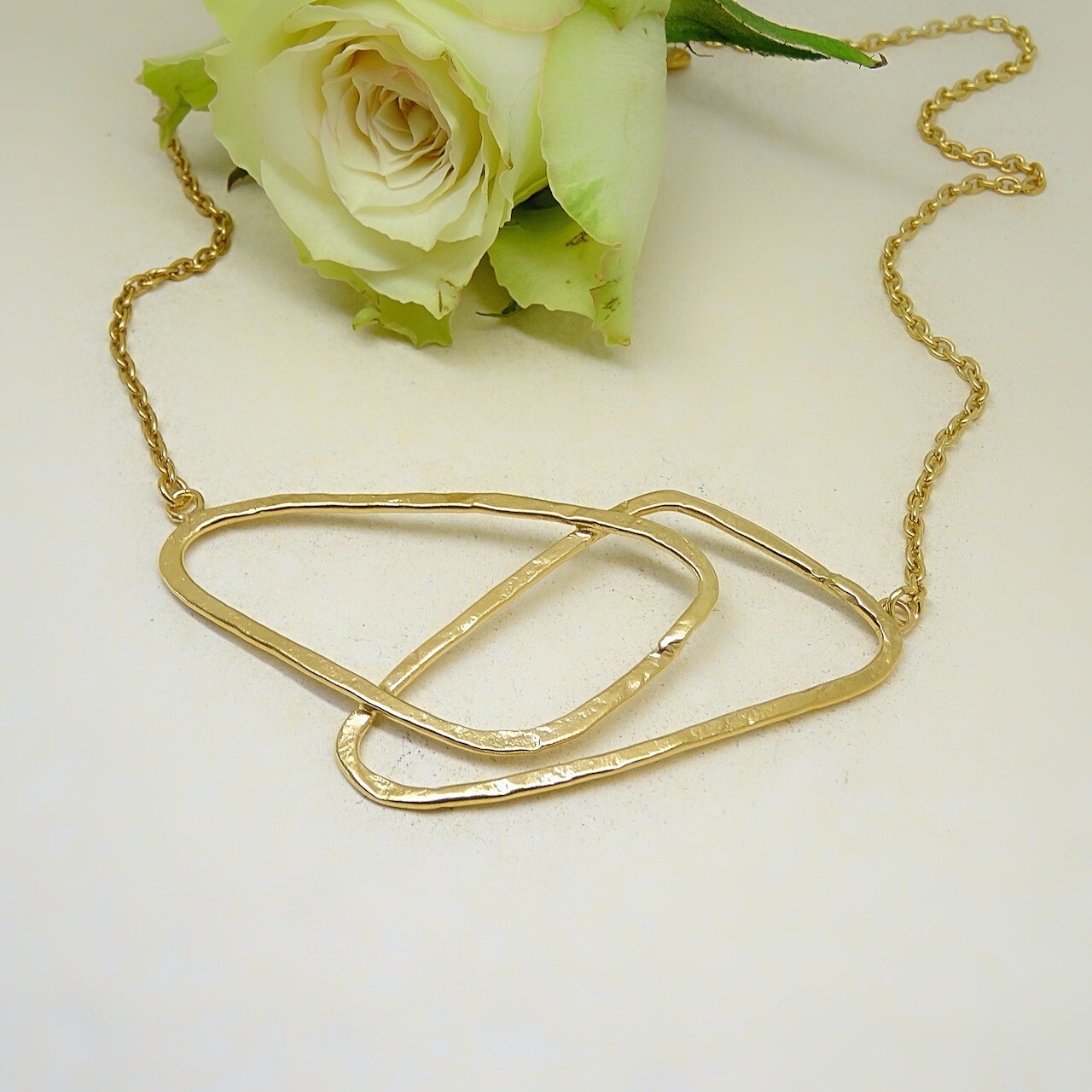 Gold plated silver necklace - Original