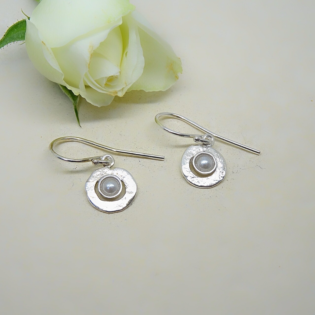 Silver earrings - Freshwater pearl