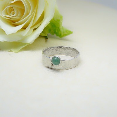 Silver ring - Aventurine