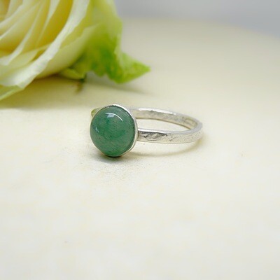 Silver ring - Aventurine