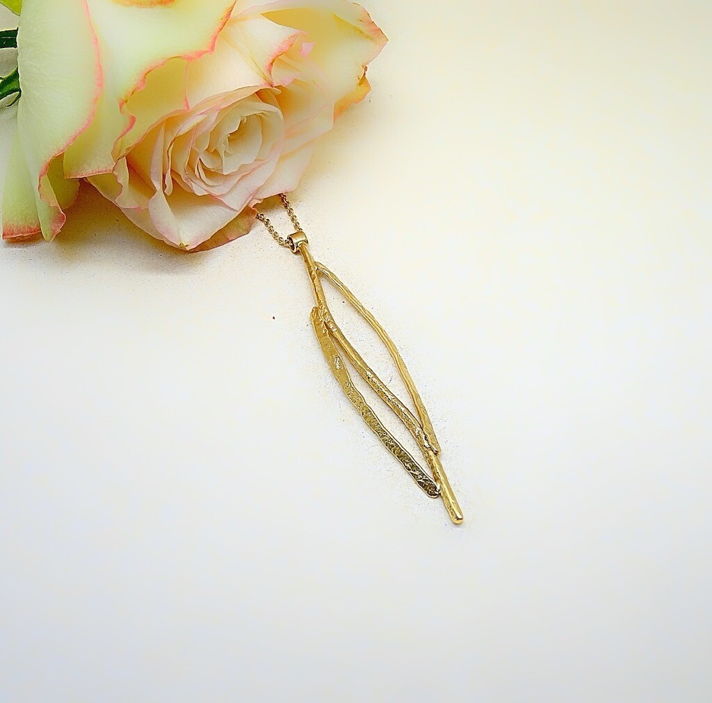 Silver Pendant - Leaf shape