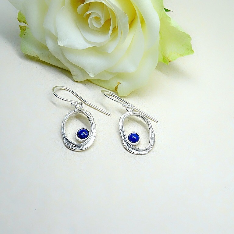Silver earrings - Lapis Lazuli