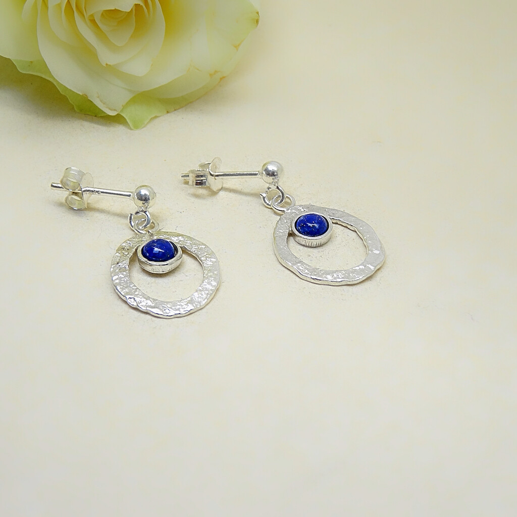 Silver earrings - Lapis Lazuli
