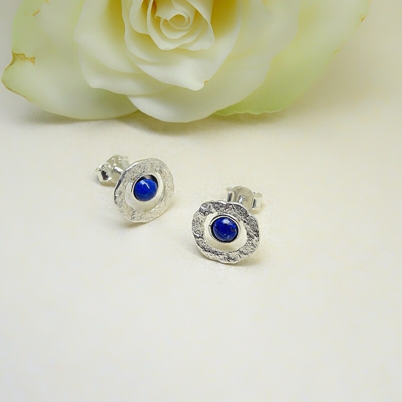 Silver earrings - Lapis Lazuli stones