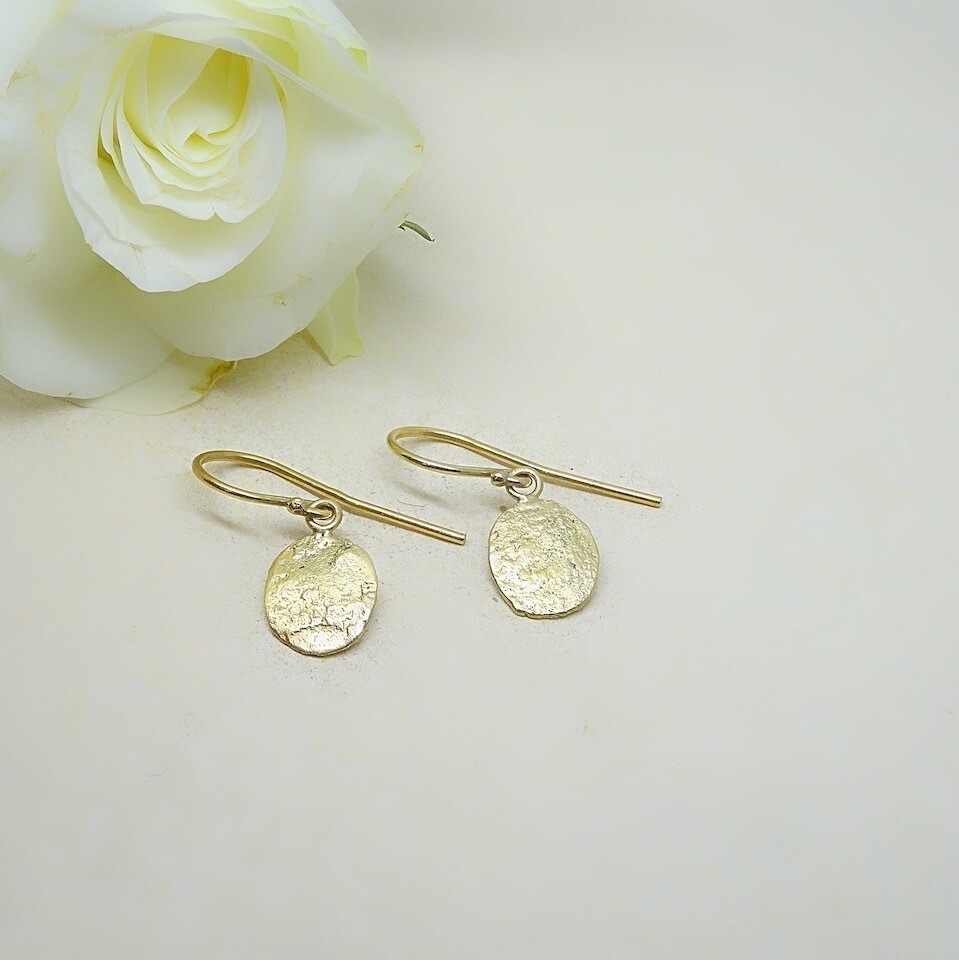 Silver gold plated earrings